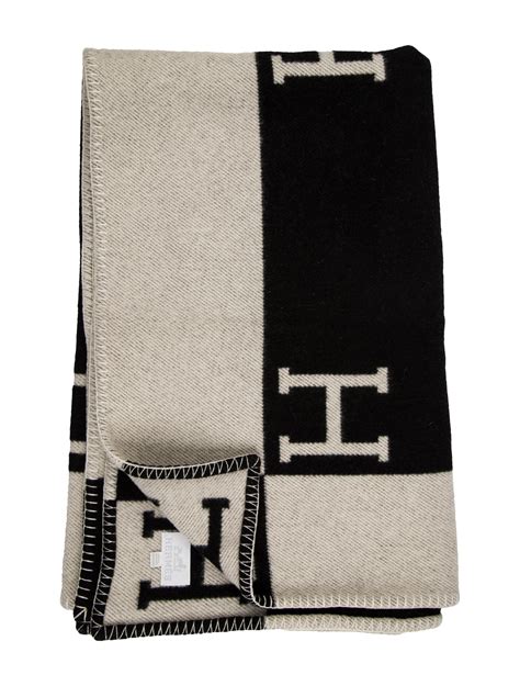 hermes black and white blanket|black and white throwing blanket.